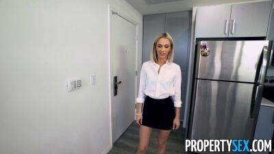 Sexy Slim Blonde Real Estate Agent Fucks Her Sister's Fiancé - sexu.com