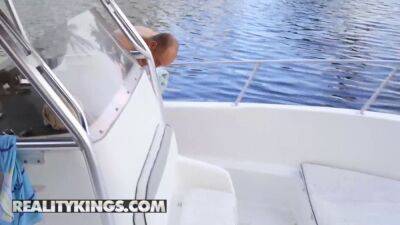 Tia Cyrus - Big tit latina Tia Cyrus sucks for boat ride - sexu.com