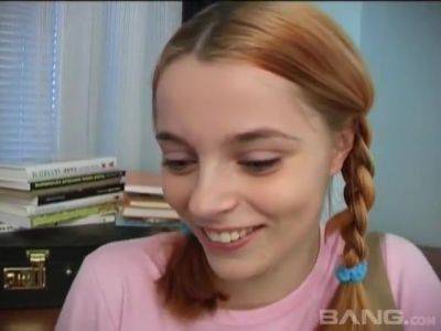 Redhead Slut Shaved Her Pussy To Get Fucked - hclips.com