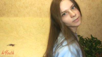 Hiyouth - A Cute Russian Schoolgirl For The First Time - hclips.com - Russia