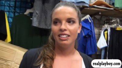 Brunette Babe Pounded By Nasty Man In Exchange For Cash - hclips.com