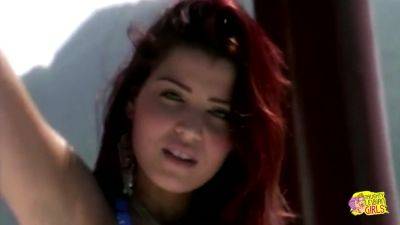 Sexy Tanned Redhead Found A Kinky Blonde That Likes Dildos In Her Cute Tight Ass - hclips.com