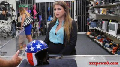 Hot Babe Sells Her Helmet And Pounded By Pawn Keeper - hclips.com