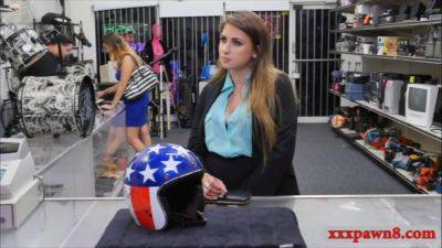 Hot Babe Sells Her Helmet And Pounded By Pawn Keeper - hclips.com