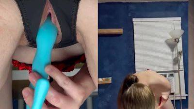 Playing With A Vibe To Get Ready For My Largest Attachment On My Fuckmachine! - hclips.com
