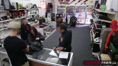 Lucky Pawn Dude Takes Two Naughty Babes In One Shot - hclips.com