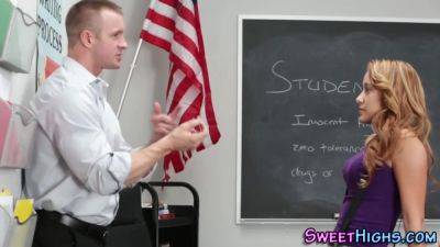 Jizz Sprayed Uniform Teen - videomanysex.com
