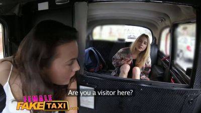 Alecia Fox - Vanessa Decker - Vanessa - Alecia Fox and Vanessa Decker have a steamy taxi ride with a big-titted blonde babe - sexu.com - Czech Republic