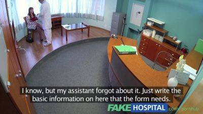 Sabina Black's fakehospital pov exam relieves her curvy patient's back pain - sexu.com - Czech Republic