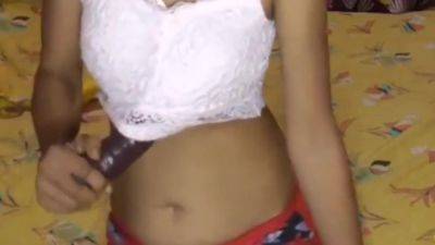 Indian Desi Girl Big Tits And Hairy Pussy Masturbating - desi-porntube.com - India