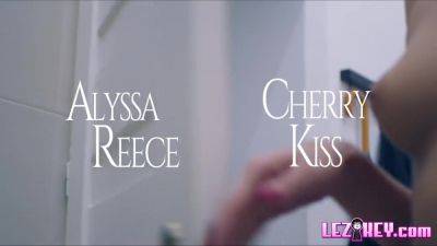 Alyssa Reece And Cherry Kiss - Life In A Glass - Lezkey - hotmovs.com