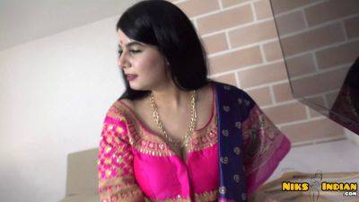 Desi Bhabhi - Devar Bhabhi - Sexy Indian MILF strips off her sari and fucks hard in her first desi romp - sexu.com - India