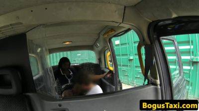 Black British Amateur Cockriding In Taxi - hclips.com - Britain