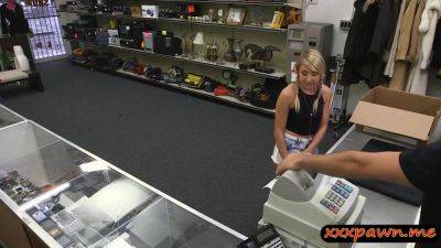 Blondie Babe Pawns Her Pussy And Slammed By Pawn Keeper - hclips.com