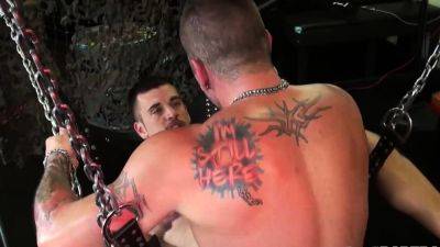 BAREBACKTHATHOLE Tattooed Hugh Hunter Raw Fucks Josh Stone - drtuber.com