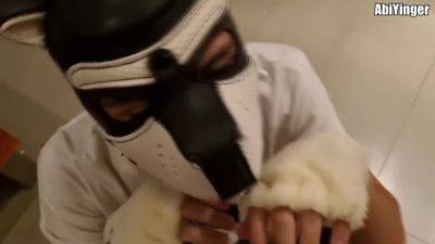 Good Puppy Jerking Off His Cock For Mistress - hclips.com