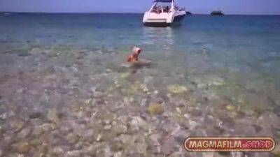 Mia - Mia Magma In Has Horny Sex On The Beach In Mallorca. Sexy Vacation Dreams Come True - upornia.com - Germany