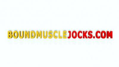 Muscular jock John Wolfboy torments bound sub Jay Ru - drtuber.com