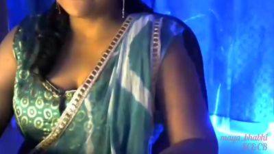Hot Sensuous Bhabhi Girl Fulfills Her Sex Desire By Opening Her Clothes, Pressing Her Boobs And Drying Her Boobs - desi-porntube.com - India