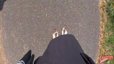 Footwalk In Public-walk With My Dirty Little Feet - hclips.com - Germany