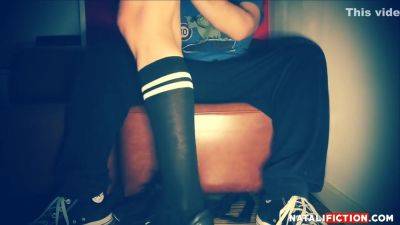 Natali Fiction - Masturbation With High Socks - hclips.com