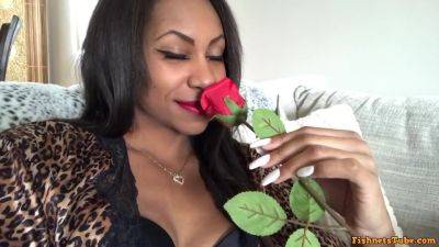 Hot Ebony Cougar Is Gonna Kiss Your Dickhead - Sugar Baby - hclips.com - France