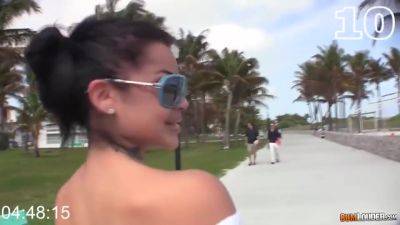 Violet Vasquez In Rate My Arse In Miami - upornia.com