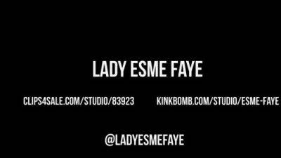 Lady - Lady Esme Faye - Popper Foot Worship - Sniff and Jerk - drtuber.com