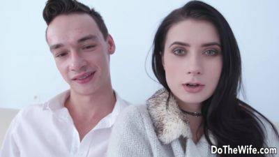 Nicole - Hotwife Nicole Black Gets Both Holes Fucked as Her Cuck Looks on - txxx.com