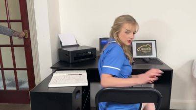 Blonde Gabie In Nurses Student Back To Health - hotmovs.com