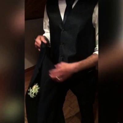 TO FUCK THE BRIDEGROOM THEY ESCAPE FROM THEIR WEDDING GUESTS - drtuber.com