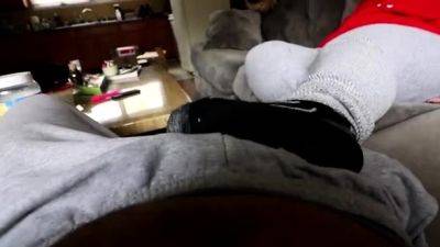 Sexy interracial foot fetish and sex - drtuber.com