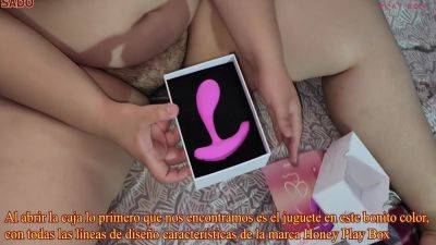 With His Cellphone He Can Control This Honey Play Box Vibrator To Fuck My Ass. Get 20% Off With Code: Sado - hotmovs.com - Mexico