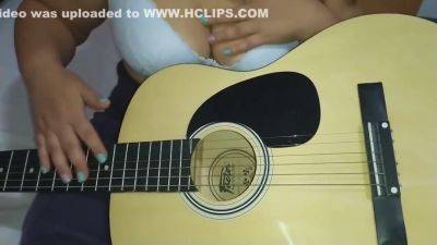 Nikita Bellucci - Horny Plays On Guitar And With Her Big Hot Tits With Naughty.angel And Nikita Bellucci - hclips.com