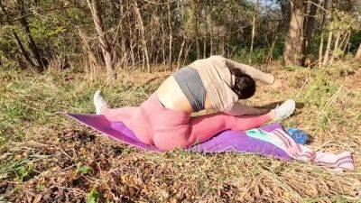 Fitness Girl Loves Hard Sex In Nature! Cum On Leggings. Russian With Conversations - hclips.com - Russia