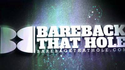 BAREBACKTHATHOLE Damon Andros And Zack Acland Bareback - drtuber.com
