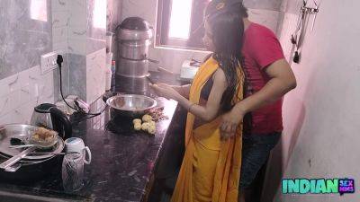 Hot Desi Bhabhi Kitchen Sex With Husband - hclips.com - India