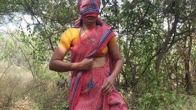 Indian Desi Aunty, Brutal Anal Sex In Jungle - desi-porntube.com - India