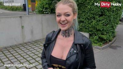 Busty Blonde - My Dirty Hobby - Busty blonde takes a creampie from stranger - hotmovs.com - Germany