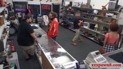 Hot Ghetto Flashes Big Tits And Banged At The Pawnshop - hclips.com