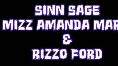 Sinn Sage, Rizzo Ford, Mizz Amanda Marie - Two Strap Ons - drtuber.com