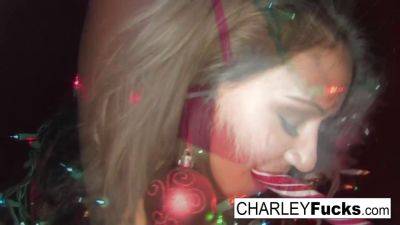 Charley Chase - Watch Charley Chase take on a massive Christmas dick in HD video - sexu.com