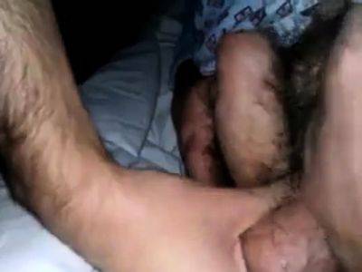 Touching soft dick of my dad in bed - drtuber.com
