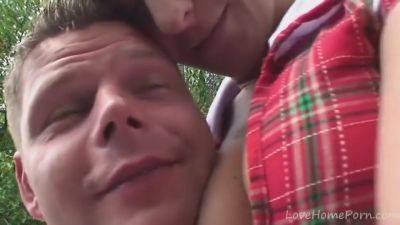 Celina Raises Mini Skirt To Sit Down On Her Mans Dick - upornia.com