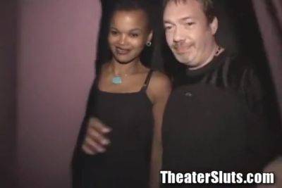 Fuzzy Pussy Africa Bitch Creampie Cunt Gangfucked By Buncha Ugly Penis In Porn Theater Gangbang! With M A And Dirty D - hclips.com