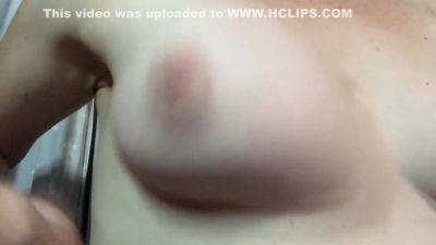 Playing With My Tits And Tummy - Which Is Tubbier Than Normal At The And Feels Great To Play With! - hclips.com - Britain