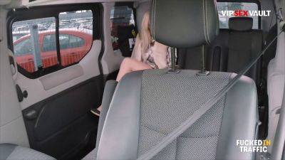 George Uhl - Katie Sky gets drilled hard by dirty Chauffeur in the backseat VIP SEX VAULT - sexu.com
