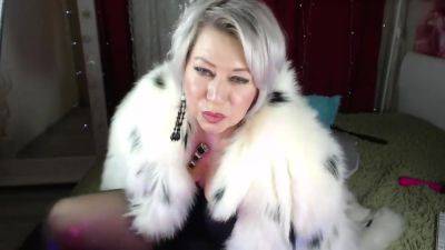 Aimee Naughty Mature Bitch In A Luxurious Fur Coat And With A Dick In Her Mouth...)) - Hot Milf - hclips.com