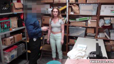 Chick Next Door Looking Shoplifter Blond Caught And After A Cavity Search She Gets The D - videomanysex.com
