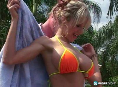 Danielle Derek's Teenie Bikini Big-Bang Theory - hotmovs.com